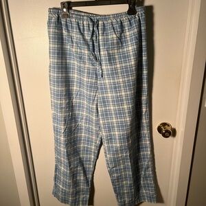 Blue Plaid Pajama Pants